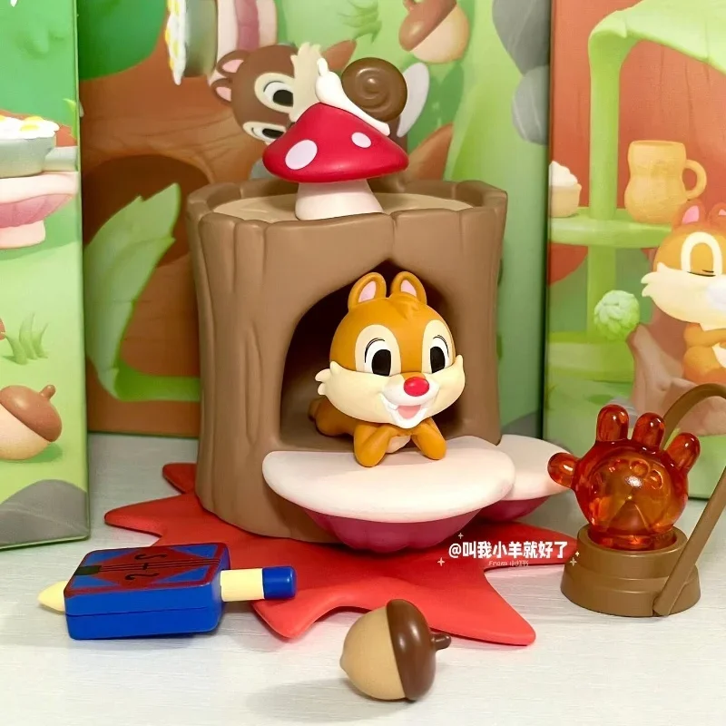 Chip N Dale Daily Series Scene Anime Figures Display Figures Figurines Trendy Play Toys Ornament Statue Desktop Decorations