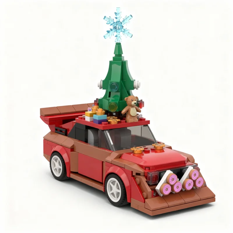 318pcs MOC Audied Sport Quattro S1 City Champions Model Building Blocks Christmas Gift Toy Construction Display Idea Collection