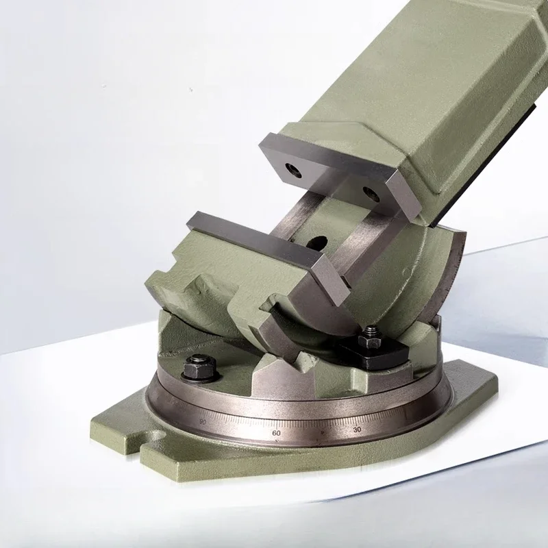 Milling machine tilting angle vice 360 degree rotation, tilting pliers 4 inch 5 inch 6 inch heavy duty precision machine