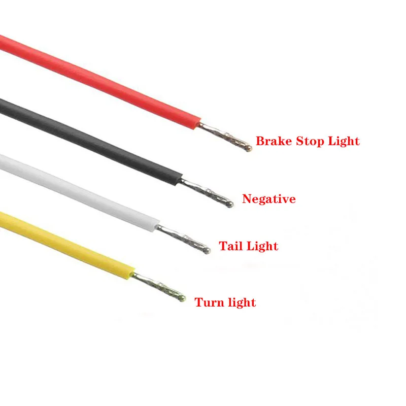 Feu de Stop LED étanche 3 en 1 pour remorque et camion, anneau de frein, Halo, clignotant, Signal séquentiel, 2 pièces