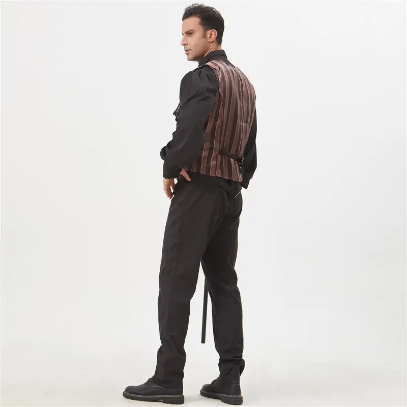 Disfraz gótico Medieval para hombre, chaleco Formal ort, traje de halloween, ropa Vintage para el escenario, novedad de 2024wi