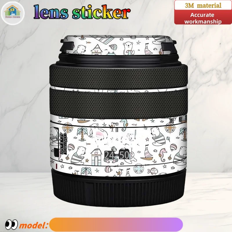 RF2450F4.5 For Canon RF24-50 F4.5-6.3 Camera lens sticker, DIY skin, Precision tailoring wear-resistant protective film