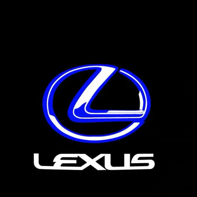 

Car Sticker For Lexus ES LM LX GX LC RZ IS CT GS RC 2Pcs LED Car Door Welcome Light Wireless Projector Lamp Car Decoration Acce