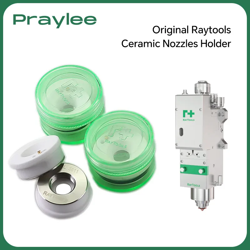 Raytools Oryginalny laserowy uchwyt dyszy ceramicznej D32 M14 D28 M11 dla 120274100 B BT240 220 BM114 BMH110 Raytools Głowica do cięcia włókien