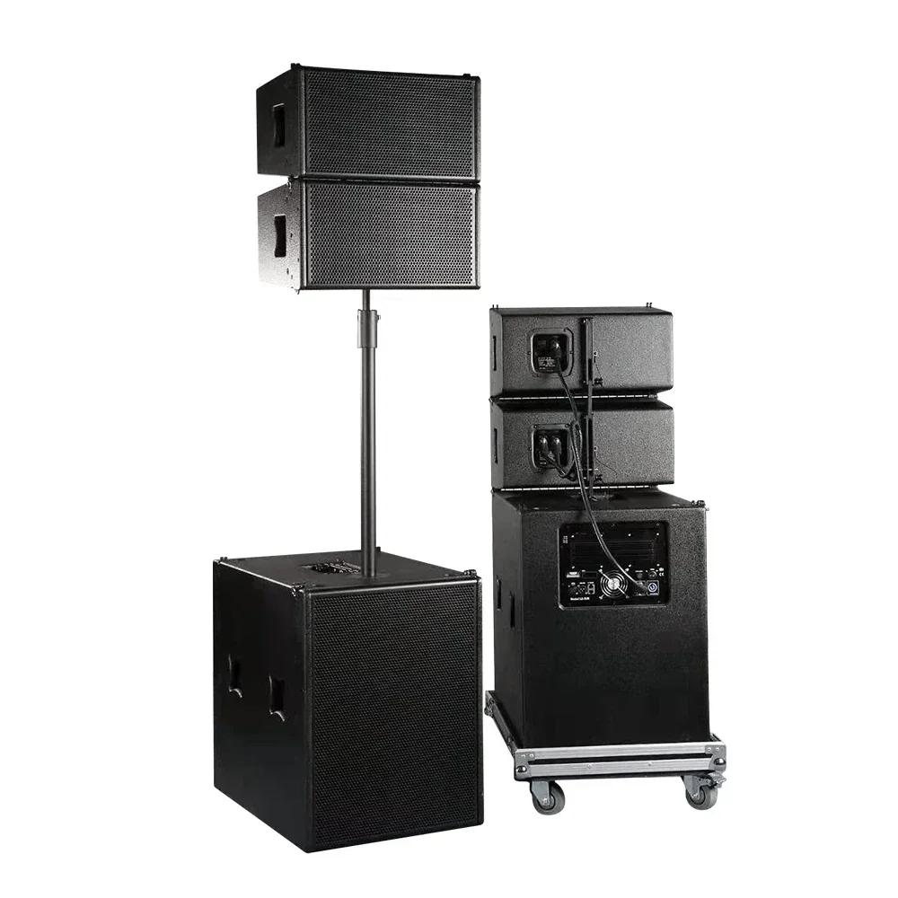 10 Inch Single Unit Line Array Loudspeaker Dual Active Passive Design For Outdoor Concert Indoor Venue Audio Reinforcement