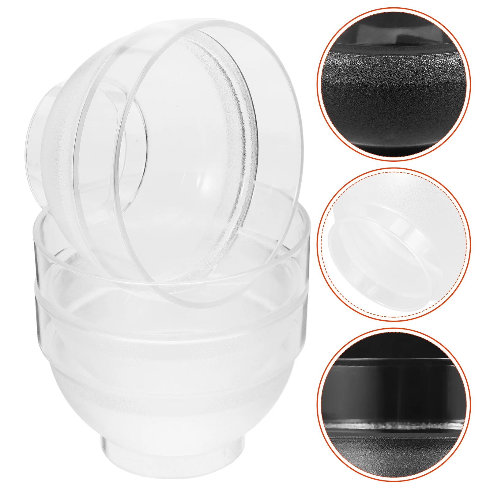

3Pcs Reusable Splashproof Shaker Cup Lid Replacement Large Diameter Anti-Spill Covers for Tumbler Juice Milk Tea Cocktail Shaker
