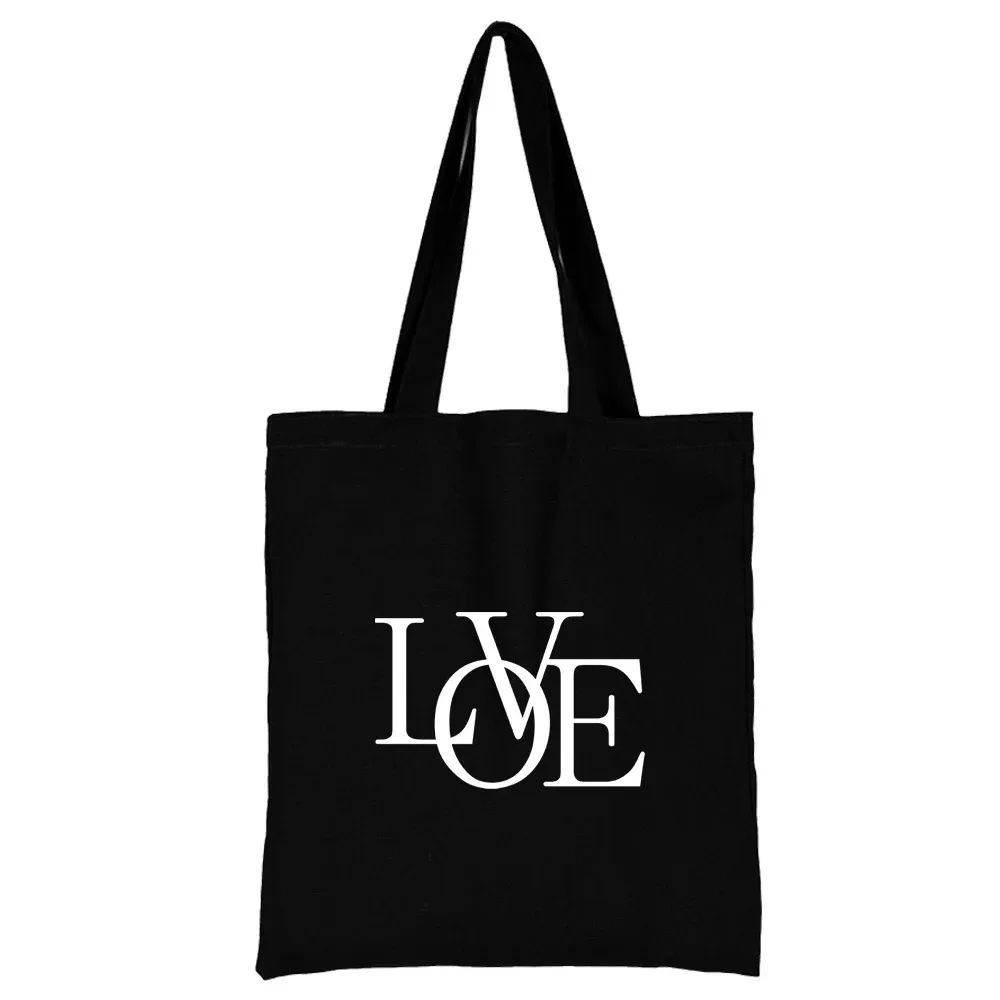 

Minimally Designed Tote Bag Handbag Commute Grocery Handbags Text Print New Fashion Eco Storage Tote