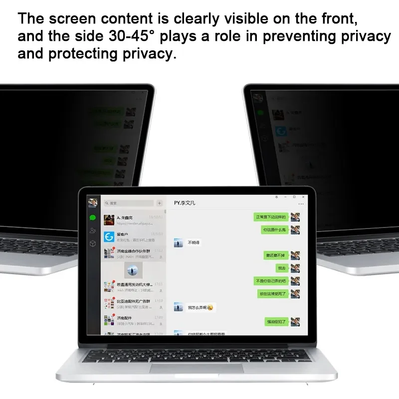 Privacy Screen Protector for 13 14 15.6 Inch Laptop Privacy Screen Protector Computer Monitor Anti-Spy Filter 16:9 Aspect Ratio