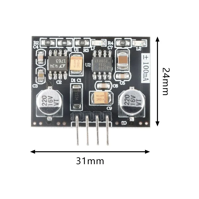 1 قطعة مصدر طاقة واحد لإمدادات الطاقة المزدوجة تموج منخفض ± 100mA قدرة الإخراج الحالية جديد في المخزون