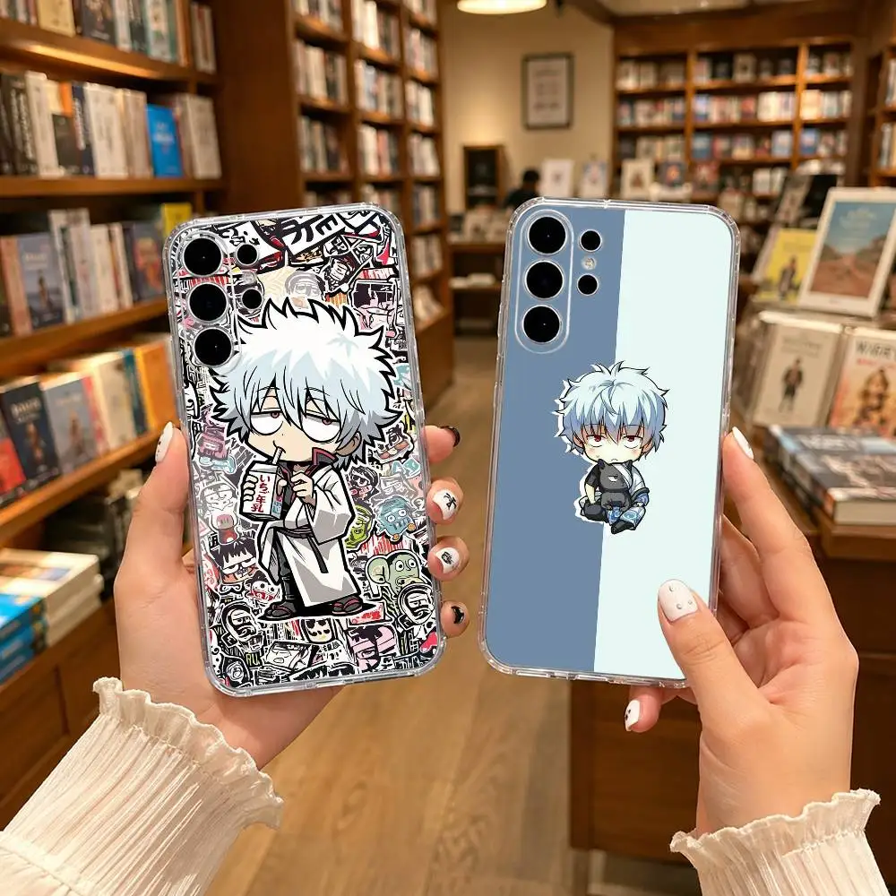 G-Gintama-a cute roles Transparent phone Case For Samsung S25,24,21,22,21,20,10,S9Ultra,Plus,Fe,Lite