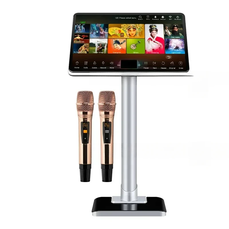 19-/21.5-Inch Microphone VOD All-In-One Home Karaoke Jukebox Family KTV Karay Toy Machine