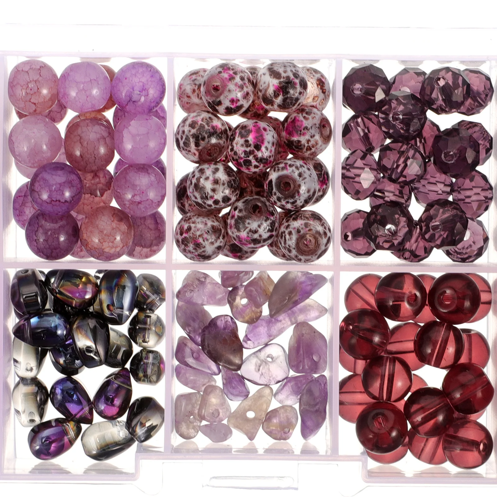 

1 Box Delicate Colored Glass Beads Small Beads DIY Jewelry Crafting Accessories for Bracelets Necklace Making Kit