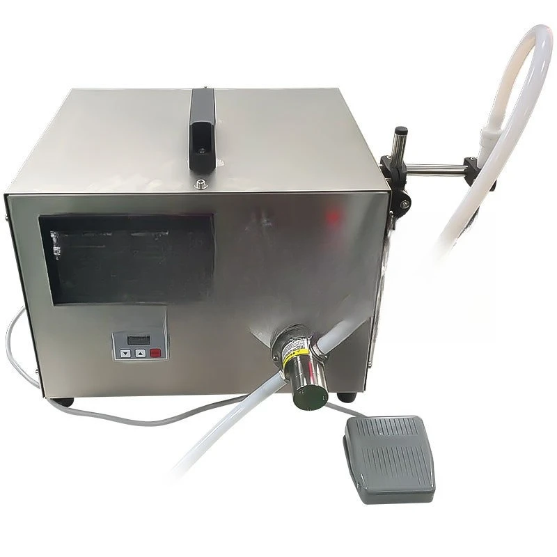 Semi-automatic single-head magnetic pump, liquid filling machine, quantitative toner