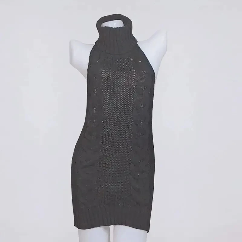 A2026 New YOMORIO Womens Anime Virgin Killer Sweater Japanese Turtleneck Knitted Underwear Backless Pullover HAxiba. ZhaCos