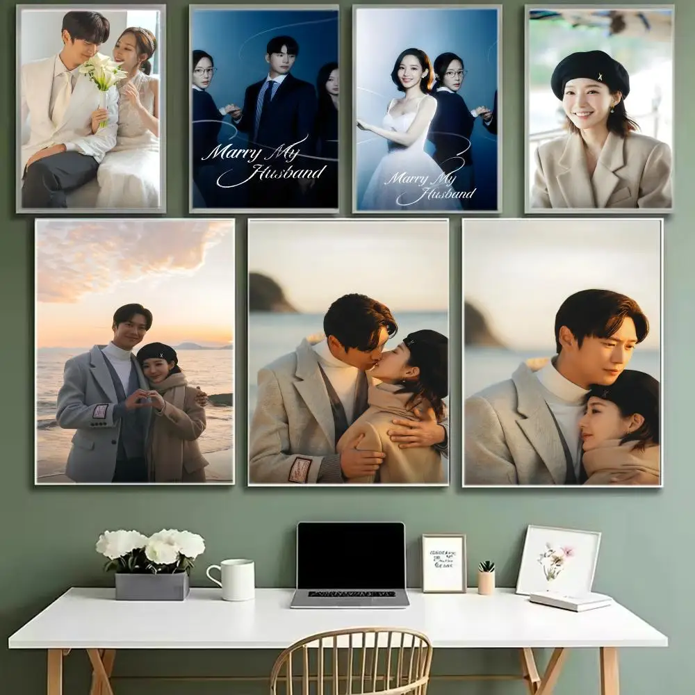 Korean drama M-MarryS MyS HusbandS Poster  Iconic Poster Wall Art Print Poster Decorative Mural Home Decor Gift Unframed
