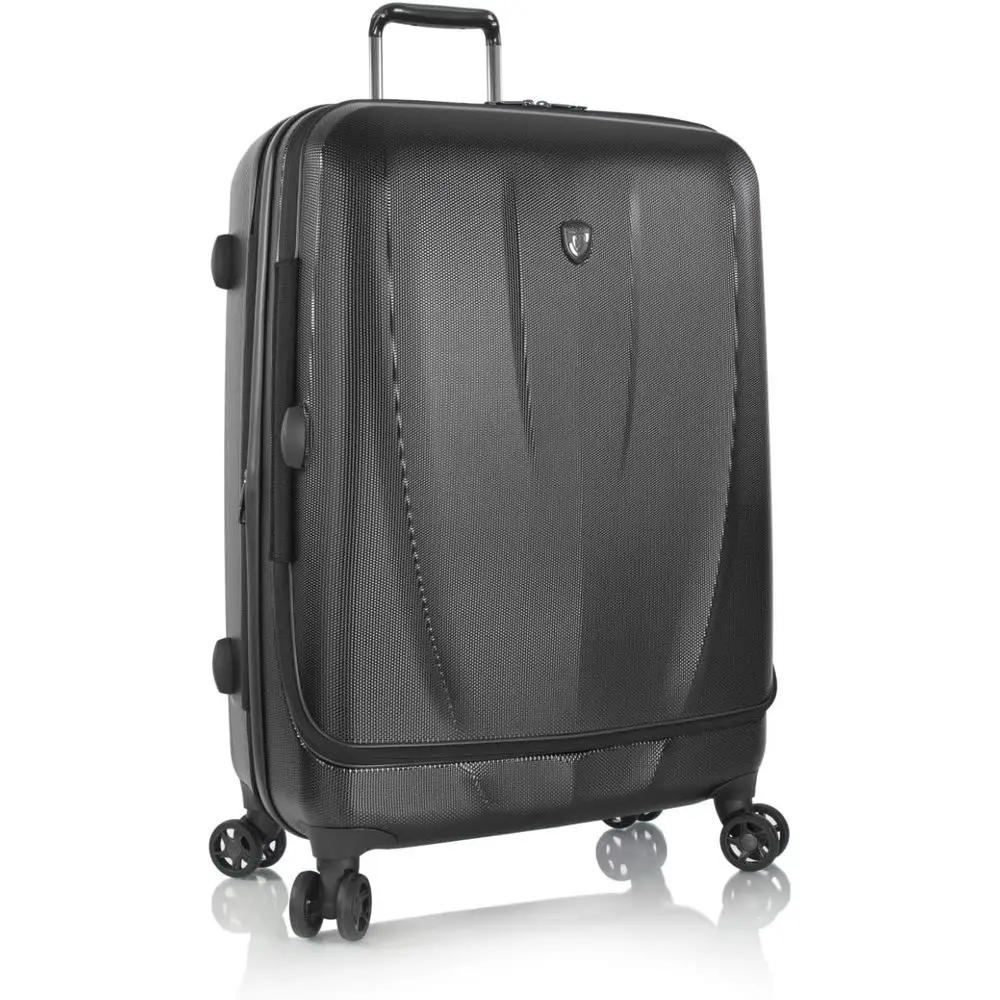 

26 Inch Black Suitcase, Sleek and Stylish for Travel