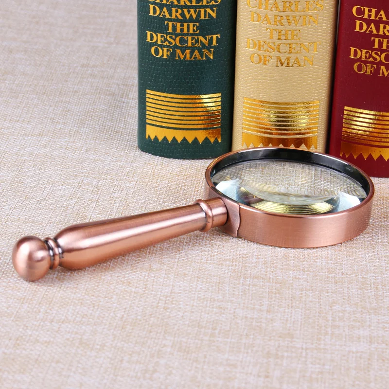 High Quality Metal Handheld Reading Magnifier Loupe Optical Magnifying Glass To Repair Watch  Jewelry Loupe Herramientas