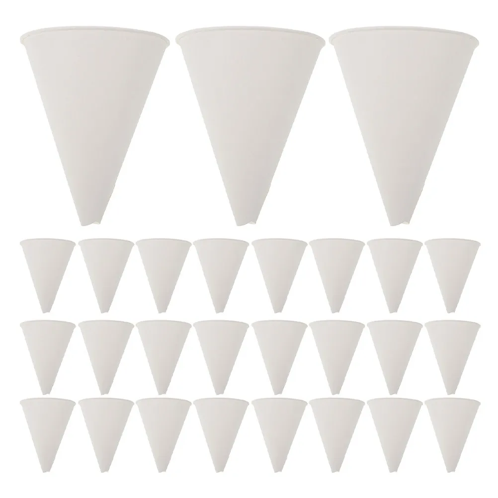 30Pcs Paper Funnels Disposable Engine Oil Funnel for Automotive Use Motor Oil Coolant Transmission Fluid Transfer Kit