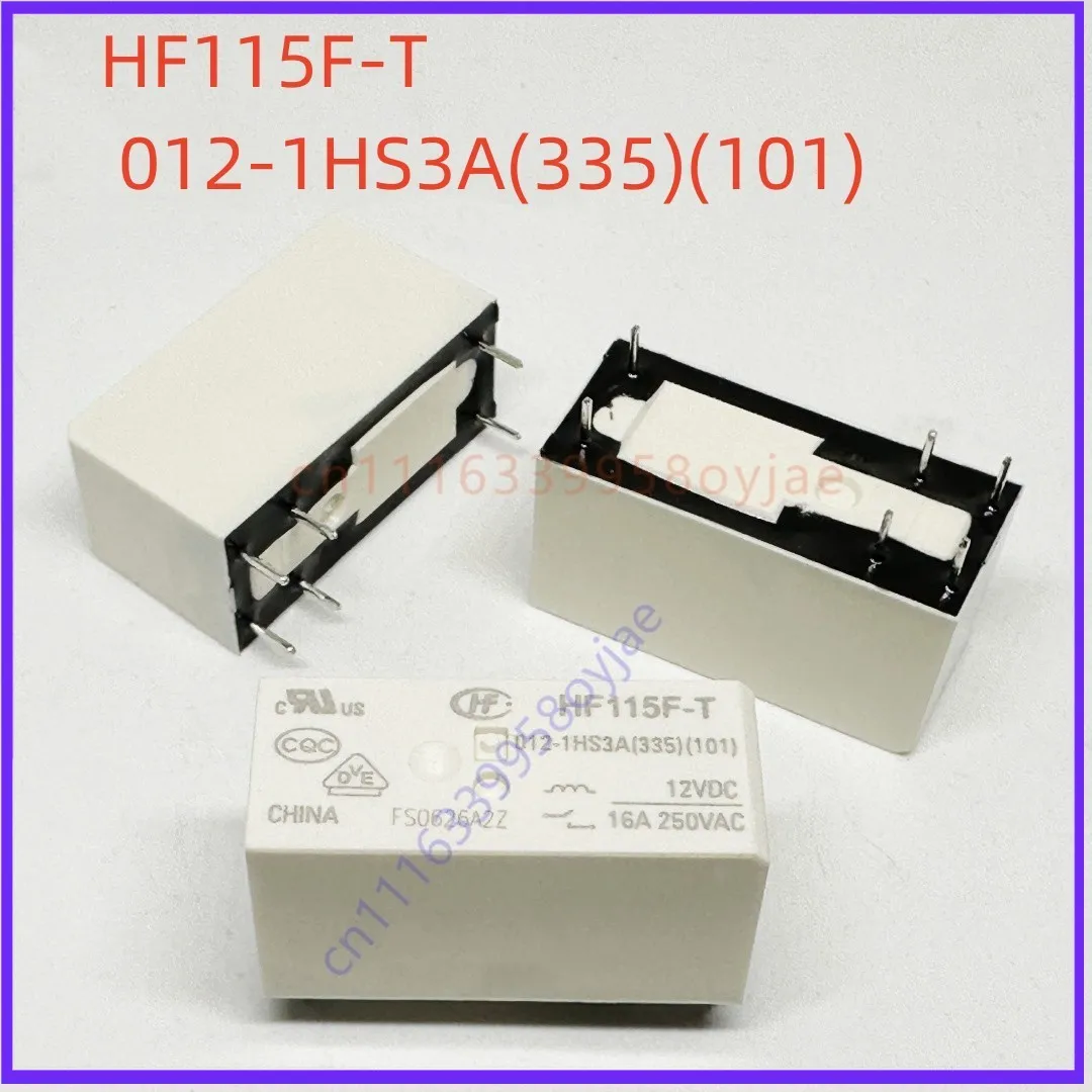 10PCS Premium for HF115F-T 012-1HS3A(335)(101) 115FA6 6-Pin 16A 12V Coil Relay