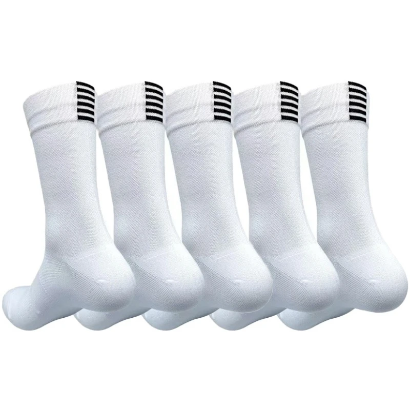 

5 Pairs Men's Outdoor Running Socks - Non-Slip Mesh Moisture-Wicking Elastic Compression Comfortable Casual Socks
