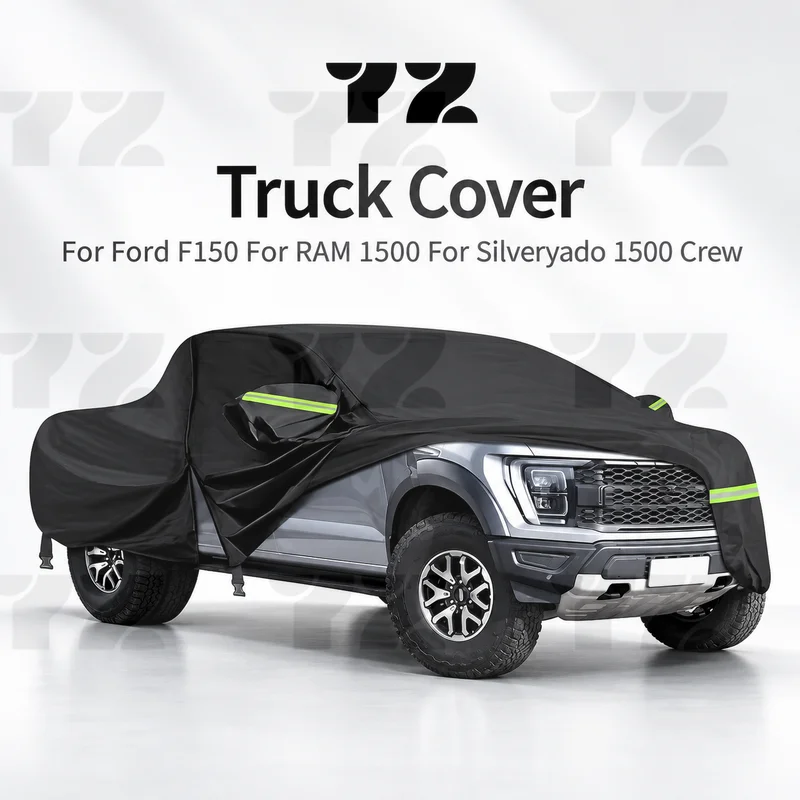 YZ For Ford F150 For RAM 1500 For Silveryado 1500 Crew Replacement Waterproof Truck Covers All Weather Car Covers Weatherproof