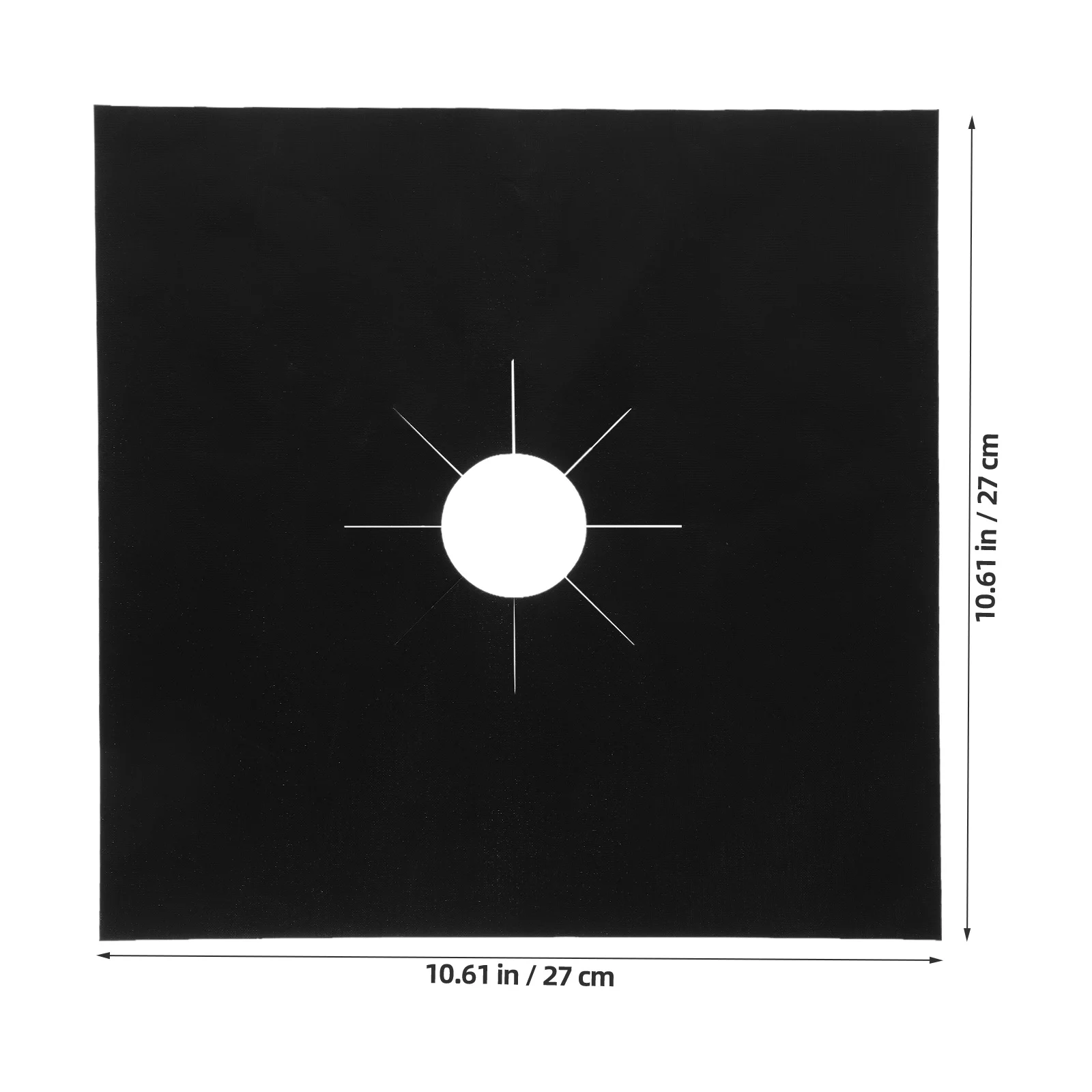 4 قطعة موقد غاز الموقد بطانة يغطي سميكة غير لاصقة موقد حامي سهلة غسل مسح الخدمة الطويلة في الحياة موقد غاز الموقد بطانات #3