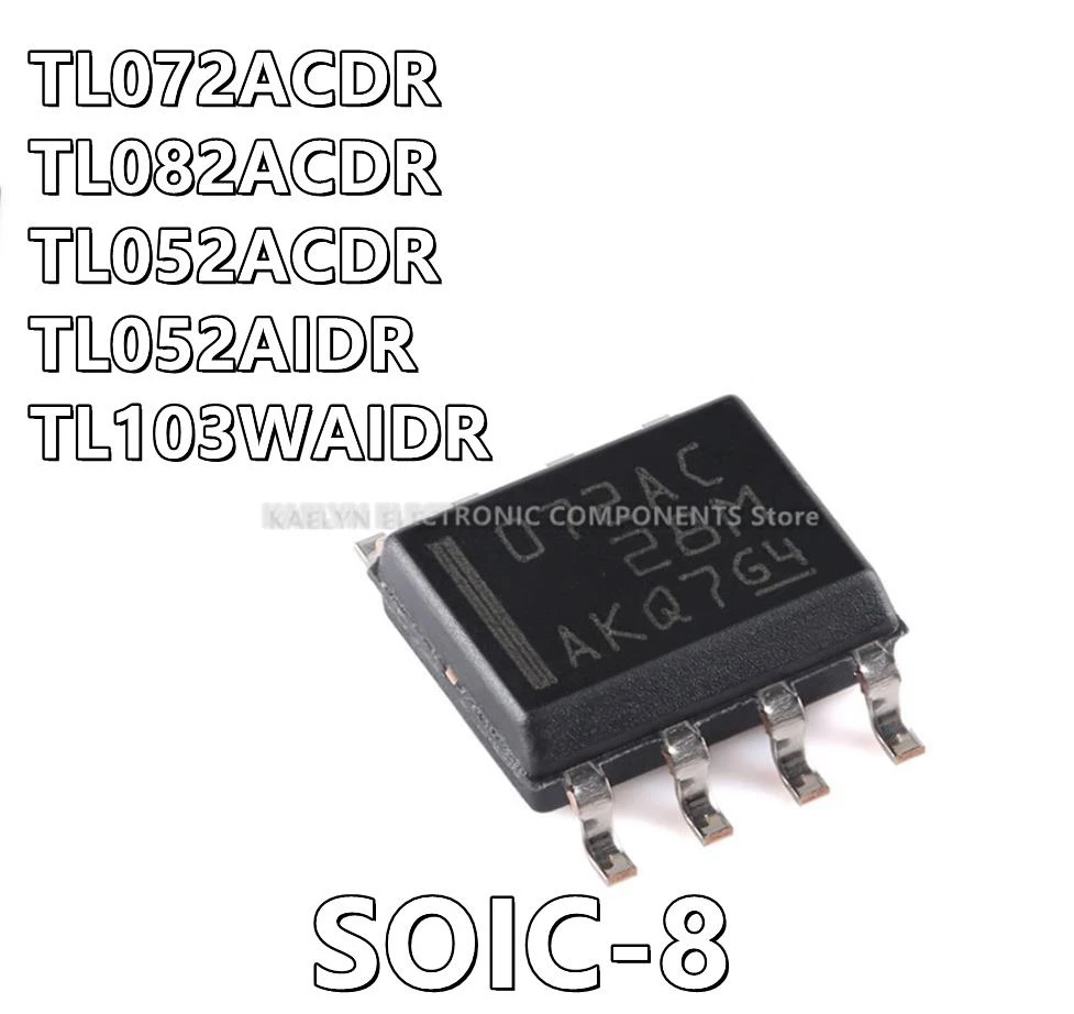 10 unids/lote TL072ACDR 072AC TL082ACDR 082AC TL052ACDR 052AC TL052AIDR 052AI TL103WAIDR Z103WA SOIC-8