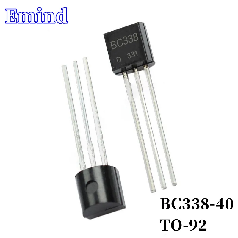 

100Pcs BC338-40 DIP Transistor TO-92 Type NPN Bipolar Amplifier Transistor 25V/800mA