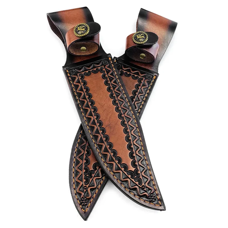 

2 типа натуральной воловьей кожи, материал из коровьей кожи, большой прямой нож с фиксированным лезвием, ножны, чехол для брюк, сумки для хранения, держатели