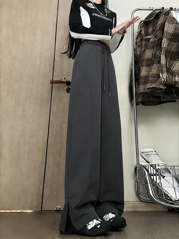 

Мужские повседневные брюки для активного отдыха на весну-осень: походные, спортивные, на молнии, мягкие, прямые, широкие штанины