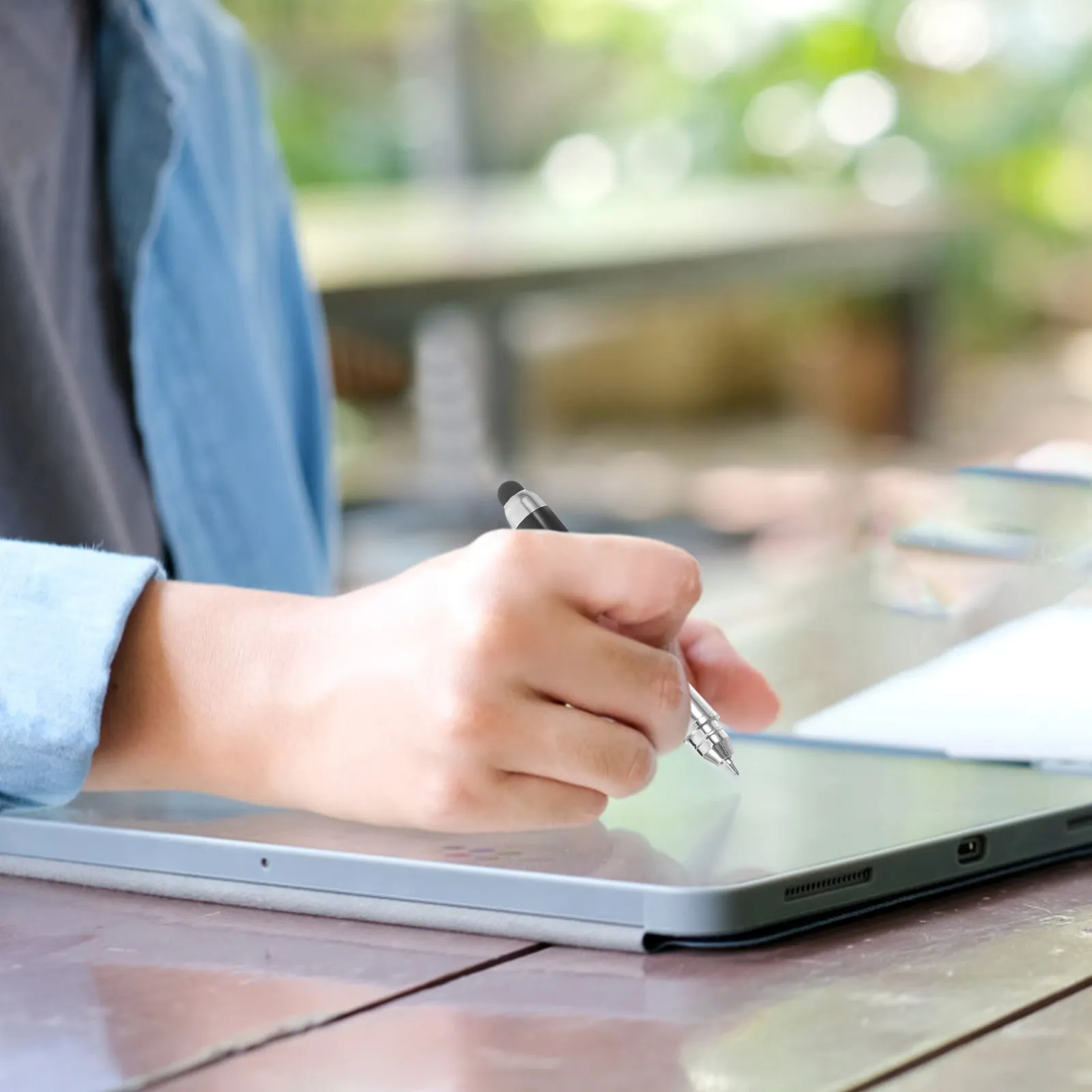 

12Pcs Capacitive Pen Stylus Key Ring Touch Screen Pen for Tablet Smartphone Writing Drawing Smooth Precision Lightweight Easy