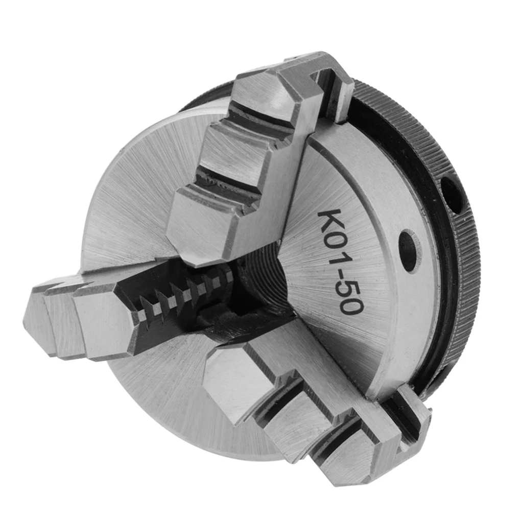 1 peça mandril 15mm / 0,59 polegadas mandril de torno de 3 mandíbulas construção de aço durável