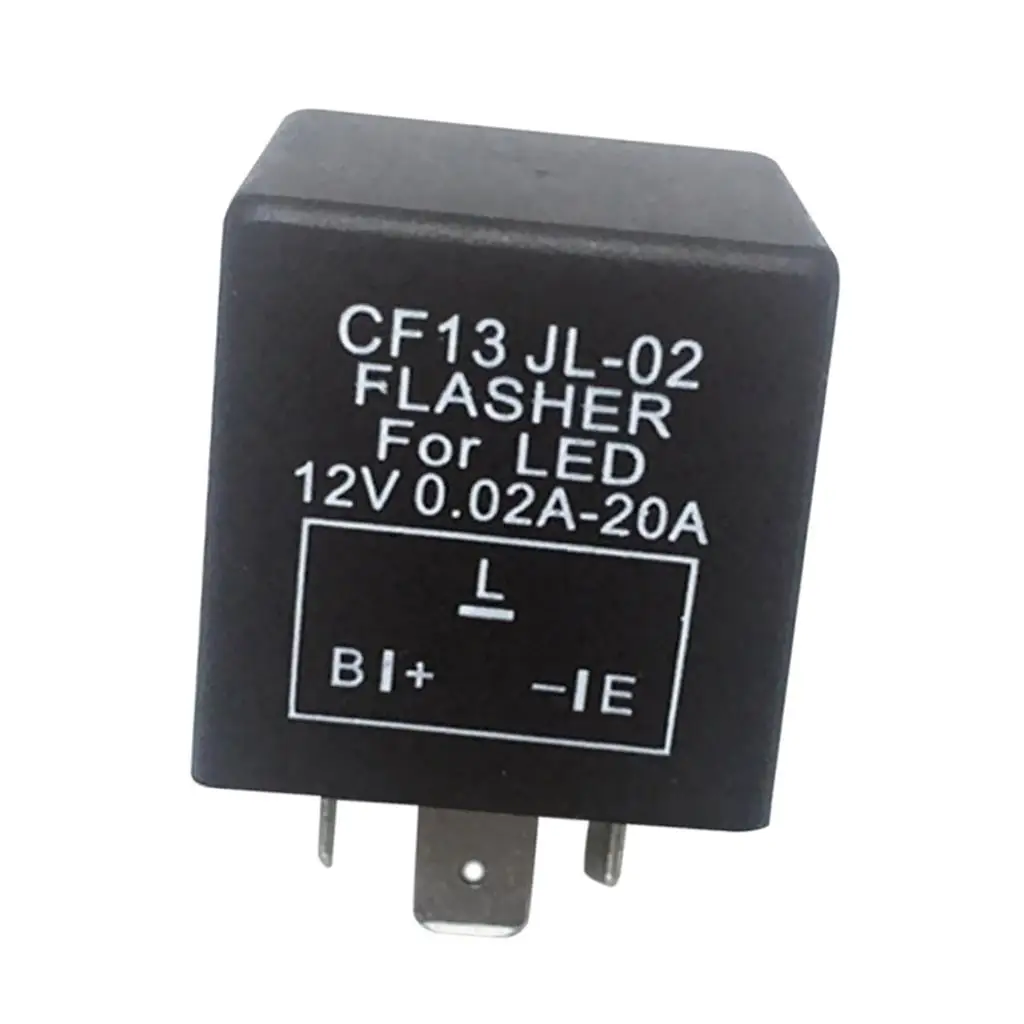 CF13 JL-02 3Pin Car Motorcycle Flasher Relay to Fix Turn LED Light