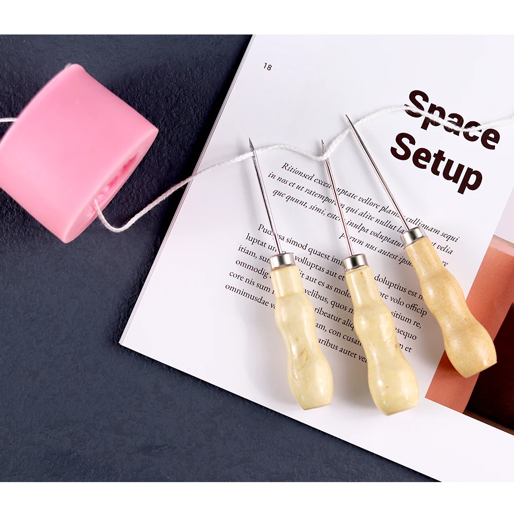 Fai da te candela che fa Punch Tool stampo punzonatura Crochet Supply Knitting ricamo penna tessitura infeltrimento Craft Punch Needle kit da cucito