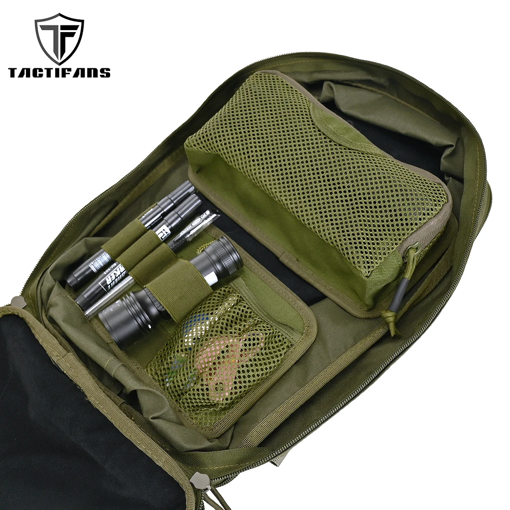 Mochila painel modular organizador malha bolsa inserção utilitário compacto admin bolso chave titular gancho prendedor saco de grade translúcida