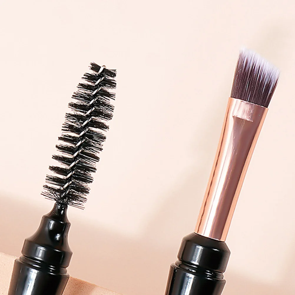 

10 Pcs Makeup Brushes Eyebrow Angled Eyebrows Eyeshadow Black Multifunctional