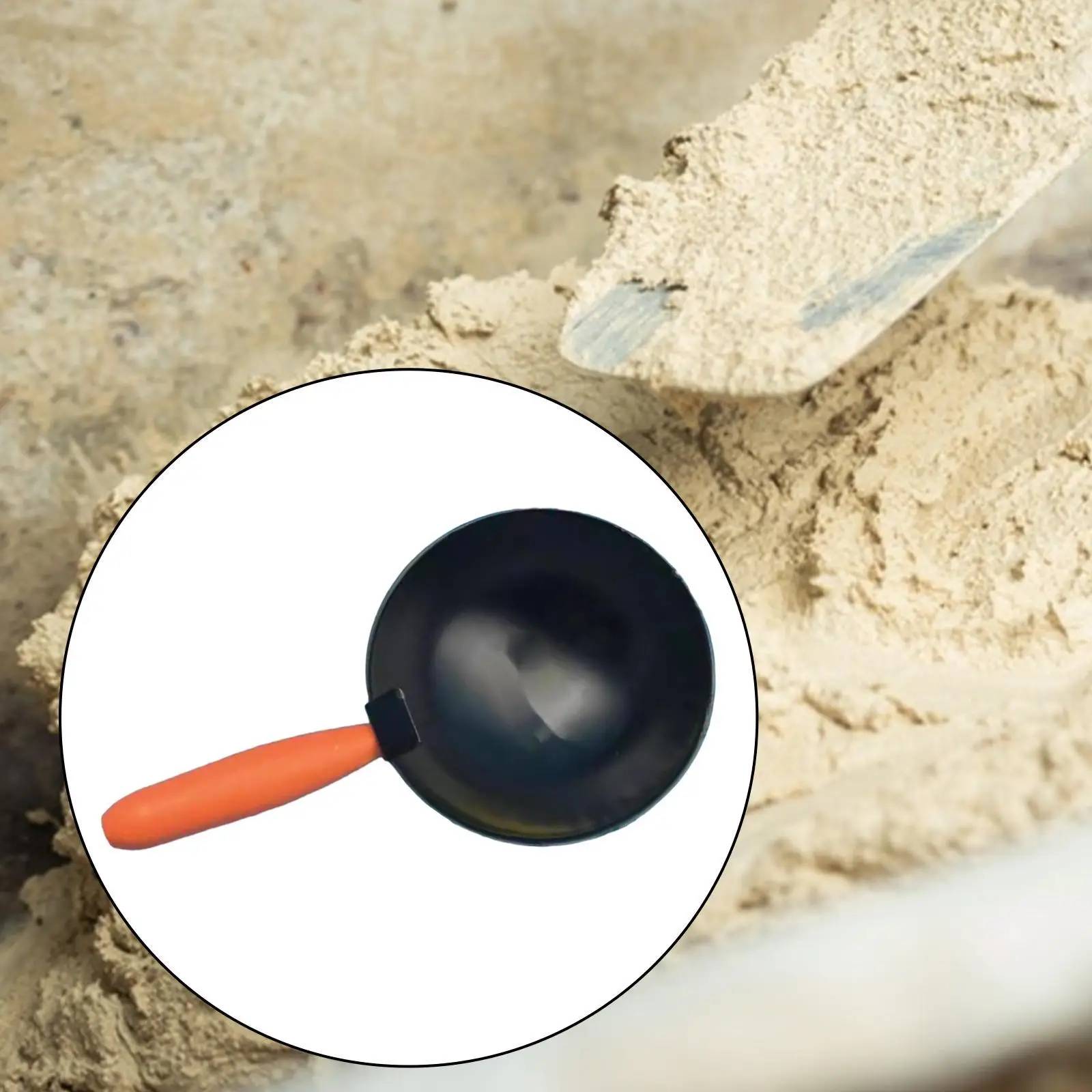 Cement Bucket Scoop Carbon Steel Scooper for Plaster Mortar Constructions