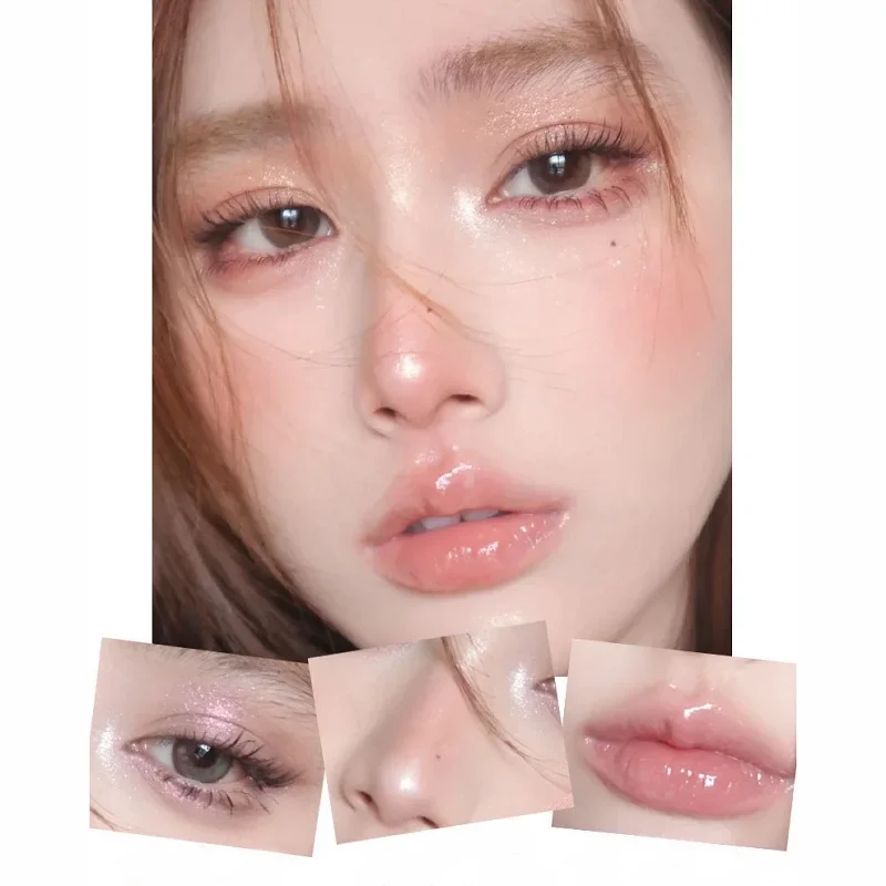 リキッドアイライナー横たわっているカイコペンマットシャドウ折り目明るく速乾性ティーブラウンペングリッターかわいいアイバッグ Aegyo-sal