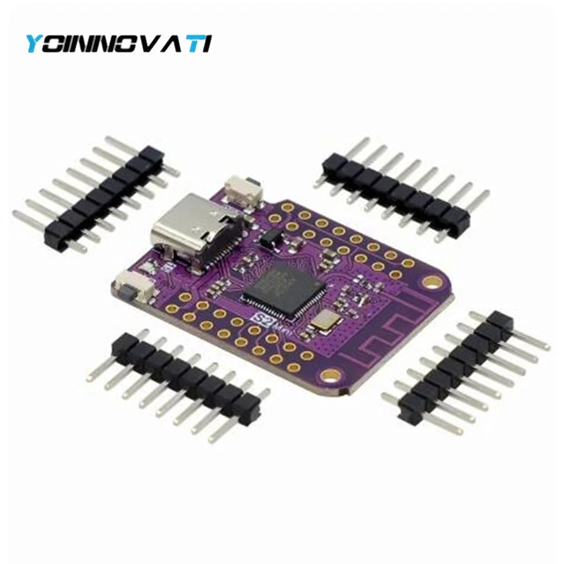 YT 1pcs S2 Mini V1.0.0 WIFI IOT based ESP32-S2FN4R2 ESP32-S2 4MB FLASH 2MB MicroPython Compatible Development Board