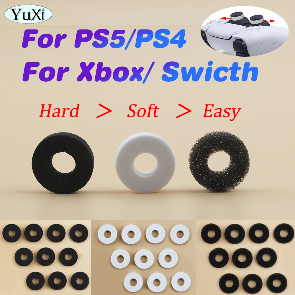 

10Pcs Sponge Protective Ring For PS5 PS4 Aim Assist Ring Motion Control For Xbox One Pc Switch Pro Gamepad Auxiliary Ring