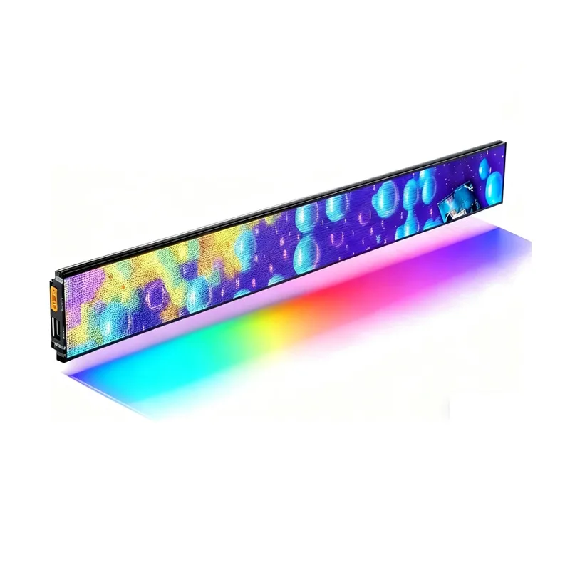 

Supermarket LED Display Stand - MIP Tech Smart WiFi Retractable Bar Digital Signage for Retail Promotions and Outdoor Events