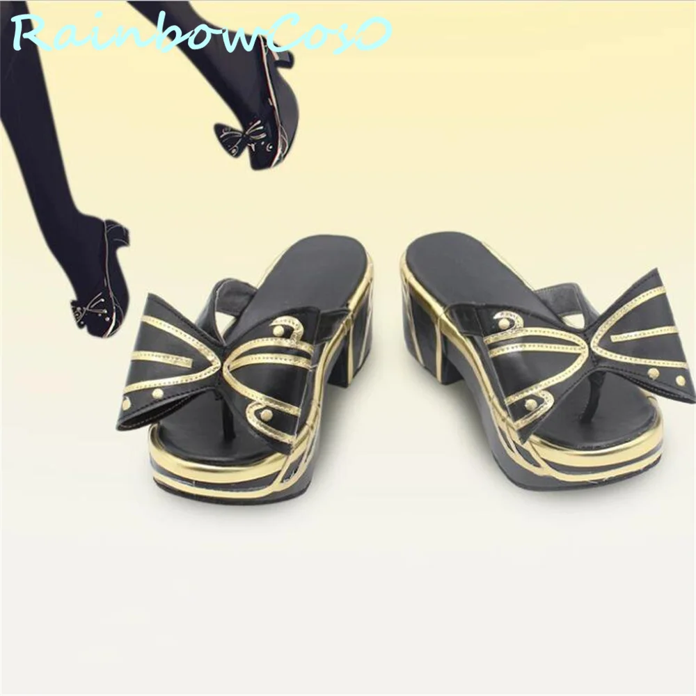 Sangonomiya Kokomi Genshin Impact Cosplay Shoes Boots Game Anime Halloween Christmas RainbowCos0 W3282