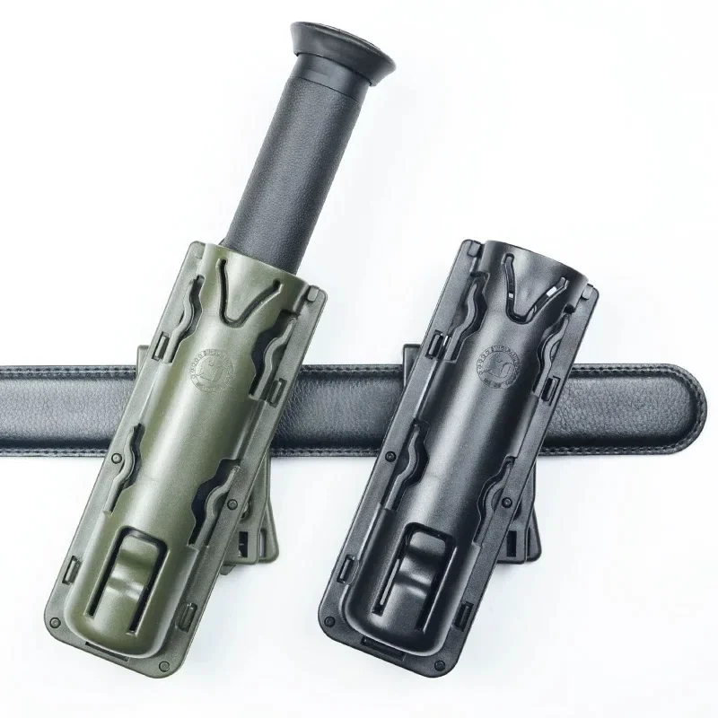 

Tactics Military Baton Holder Pouch Holster 360 Degree Rotation Tactical Police Baton Case Defense Open Top Waist Carry