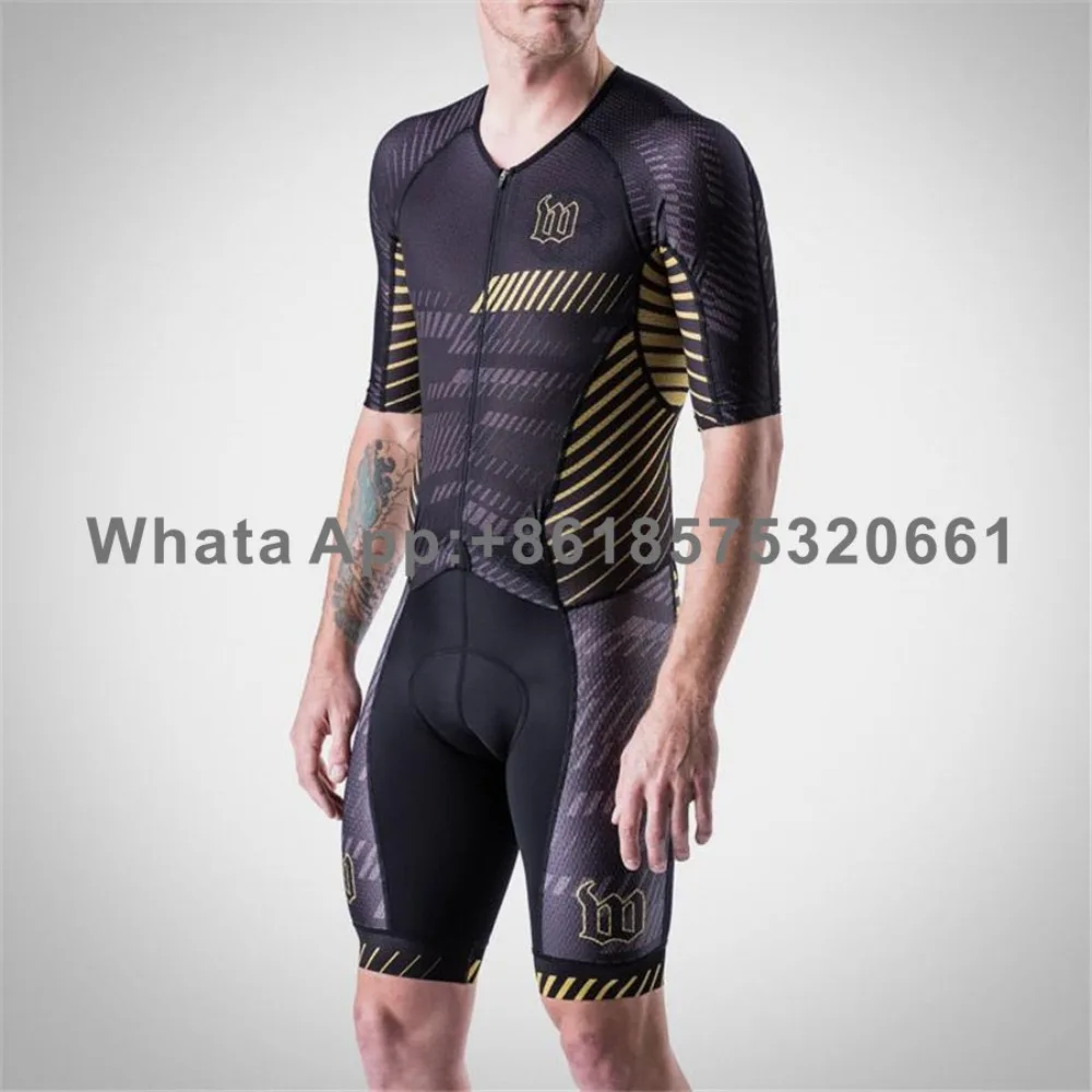 

Men Short Sleeve Cycling Jumpsuit Comfortable Thick Cushion for Long Distance Riding Speedsuit Ciclismo Hombre Ropa Clothing