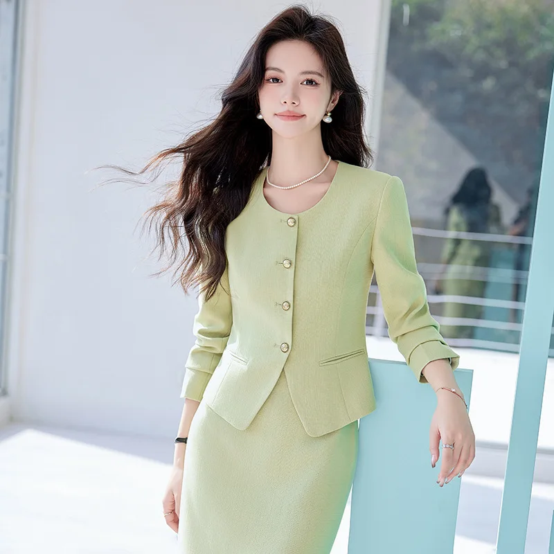 Black Style Coat for Women2024New Spring Socialite Small High-Grade Small Suit Two-Piece Suit Spring and Summer