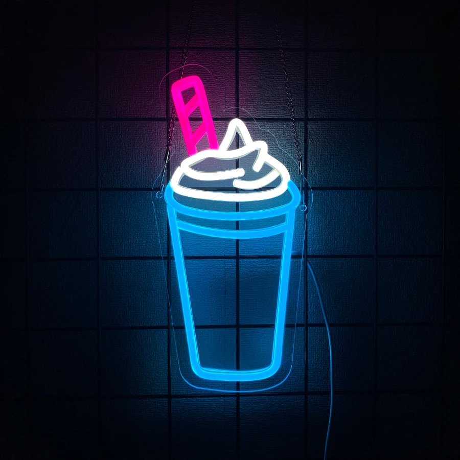 Neonowy szyld z herbatą mleczn – Coffee Tea Neon Sign recenzja i cena