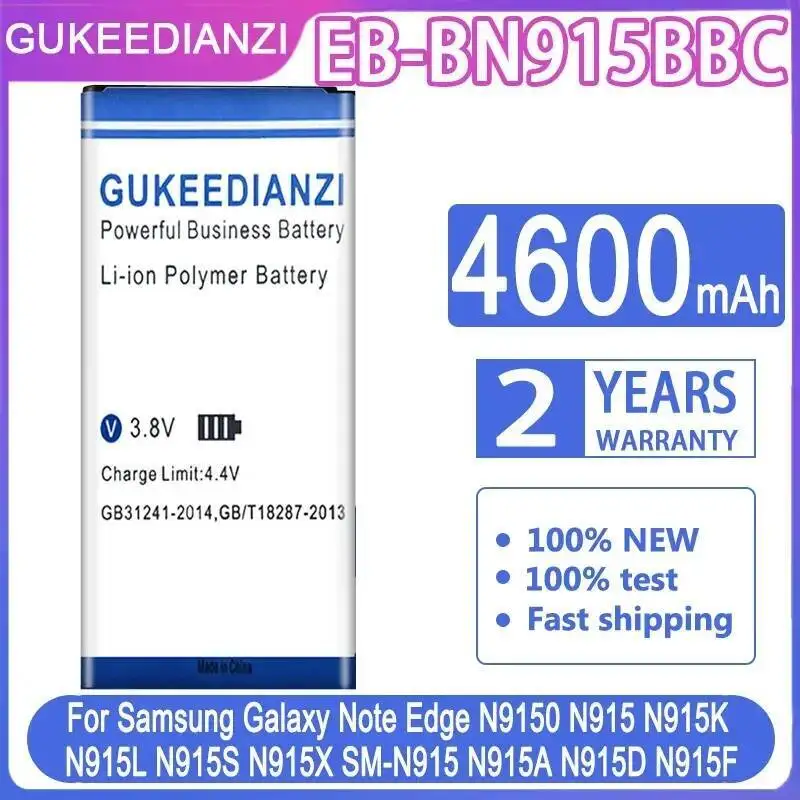 

Battery EB-BN915BBC 4600Mah For Samsung Galaxy Note Edge N9150 N915 N915K N915L N915S N915X SM-N915 N915A N915D N915F