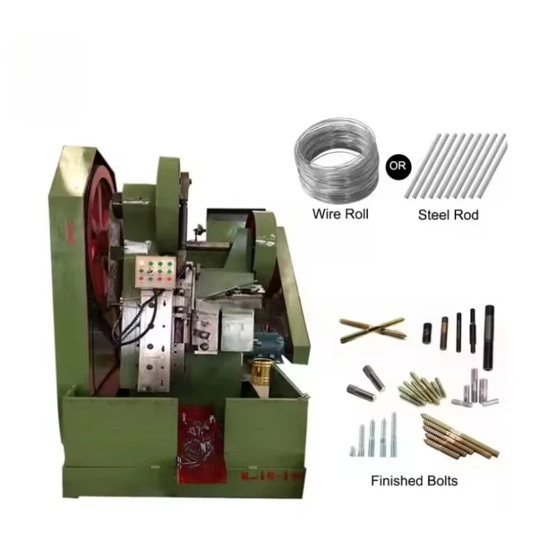 Automatic Rebar Thread Rolling Machine Steel Bar Threading Equipment Heavy Duty 3 Phase 380V Industrial Use