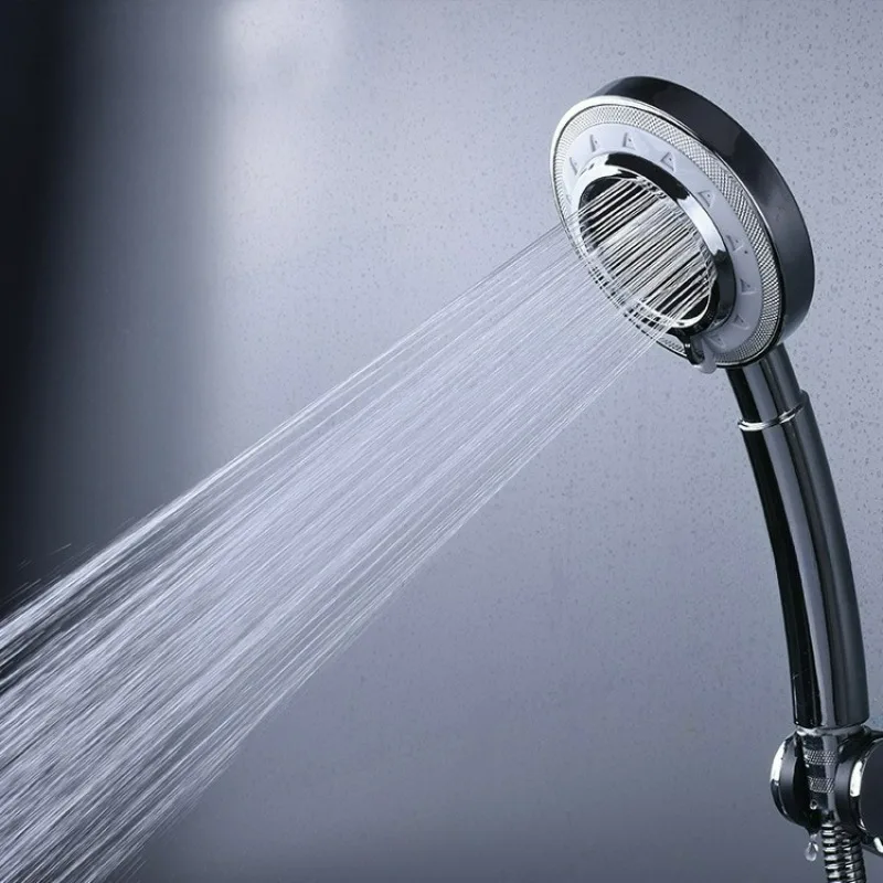 Detachable Cleaning Pressurized Showerhead with Three Levels Handheld Multifunctional Showerhead Water-saving Showerhead