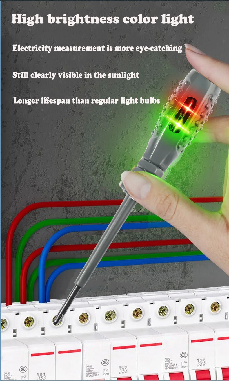 

Electrician Specific Measuring Pen Induction Type Electric Pen Color Light Measurement Break Detection And Testing Tool